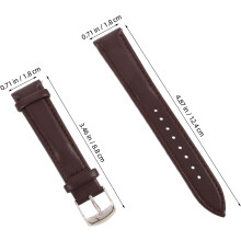Cinturino per orologio in pelle, cinturino in similpelle per fitness e occasioni festive