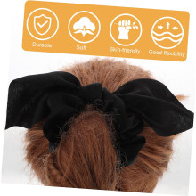 10 elastici per capelli con orecchie di coniglio, accessori alla moda per capelli da donna.