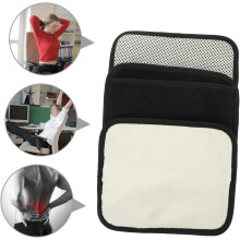 3pcs Breathable Heat Pad Multi-Function Lumbar Belt for Daily Use Sports Black