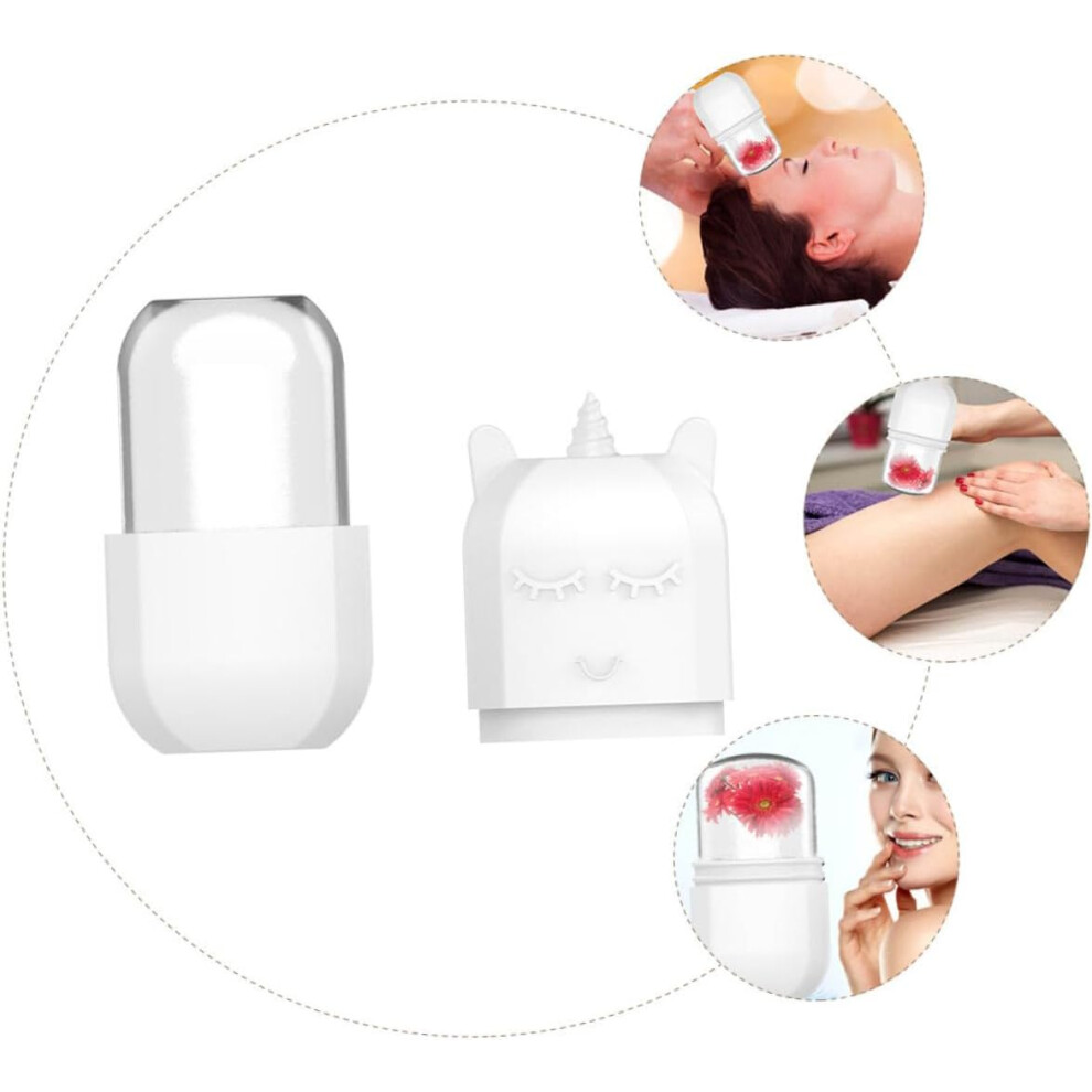 Hkhbjs Unicorn Ice Tray For Facial Massage Skin Care Face Ice Roller Silicone Massager