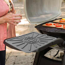 2 stk. stekeplatematte til dreneringspute til grill silikon bakedeksel varmebestandig non-stick-matte