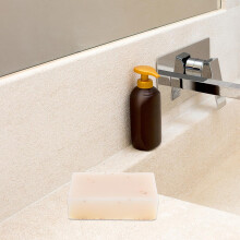 Handgemachtes Walnuss-Peeling-Seifenstück mit Kokosöl, kaltgerührte Peeling-Badeseife