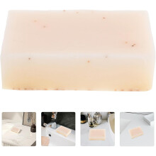 Săpun solid lucrat manual cu ulei de nucă și ulei de cocos, săpun de baie exfoliant la rece