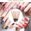 Σετ 9 στυλό για nail art σε σχήμα κεχριμπαριού για λεπτά νύχια 8