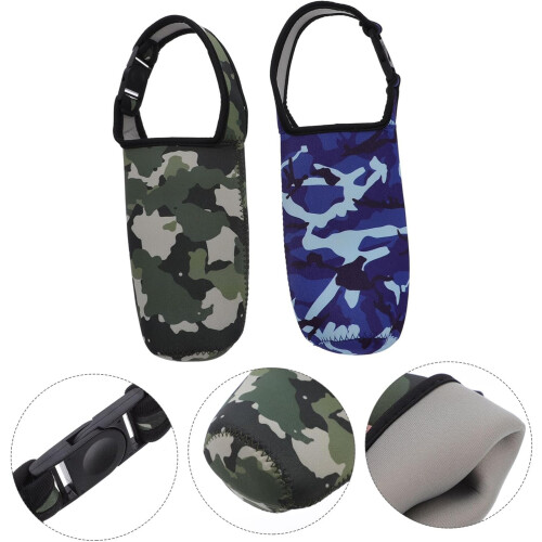 2pcs Insulation Cup Covers Diving Cloth Material for Insulated Bottle Temperature Control Use as Insulation 2