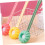 Silicone Long Handle Back Scrubber Yellow Sponge Exfoliating Bath Brush 5