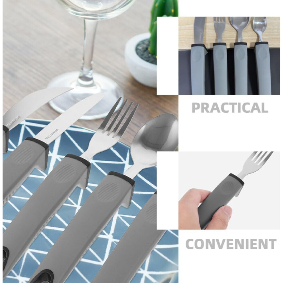 Hkhbjs Shake Tableware Adaptive Eating Utensils Non-Slip Adaptive Tableware Elderly