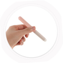 2pcs Travel Lip Brush Set Mushroom Head Lip Brush Applicators for Easy Makeup Balm Application