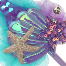 1set Mermaid Headband and for Girls Hair Accessories for Festivals Birthday Parties and Carnivals Party Supplies