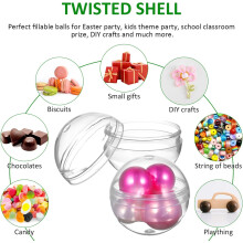 100 stuks Gacha Shell speelgoedballen van plastic voor speelautomaten en speelgoedopslag voor jongens en meisjes.