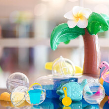 100pcs Gacha Shell brinquedo plástico envoltura bola para máquinas bola e menino menina brinquedo Stroage