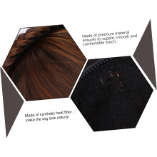 Französischer Pony, bezaubernder, unsichtbarer Pony, Perücke für Damen, modisches Haaraccessoire
