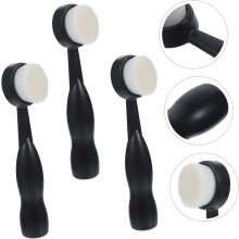 3pcs Self Standing Facial Cleansing Brush Face Washing Scrubbers Manual Cleaning Tools for Face Exfoliation