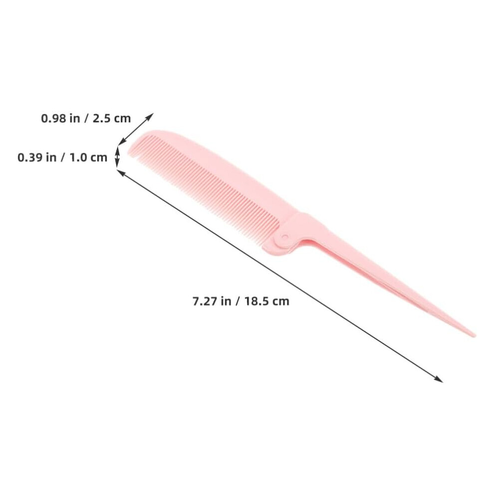 Hkhbjs Unisex Rat Tail Combs Teasing Comb Set 4Pcs Plastic Rat Tail Comb Pintail Comb Styling Comb