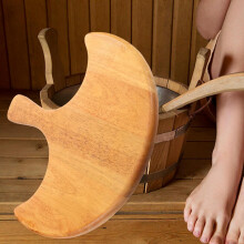 Coperchio di ricambio in legno per bacinella per piedi, pratico copri-vasca per pediluvio, ideale per il relax e il benessere in bagno e sauna.