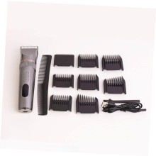 Recortadora de precisión para el cabello, cortapelos, recortadora eléctrica ultrasilenciosa e inalámbrica para el hogar.