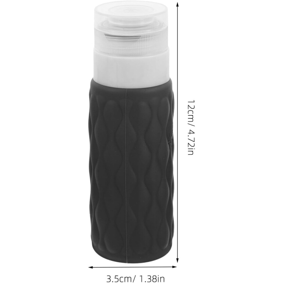 Hkhbjs 4Pcs Travel Bottles Leakproof Silicone Squeezable Refillable Containers