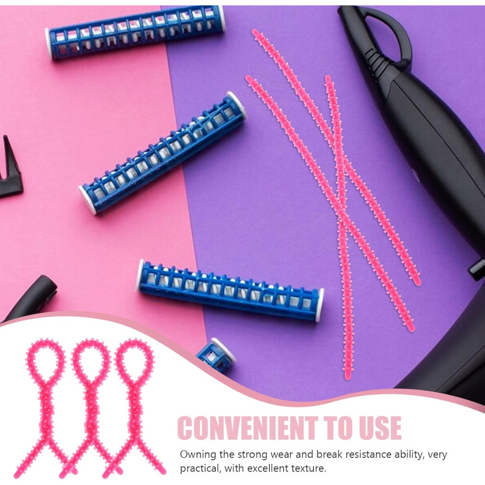 Hkhbjs Red Silicone Perm Rods For Curling Hair, 10Pcs Set Small 0.6Cm Rose Flexible Spiral Hair Curlers For Wavy Perm Styling At Home And Salon