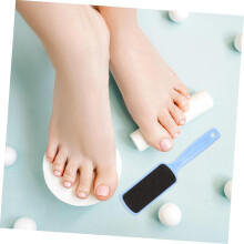 6pcs pés morto pele removedor callus removedores pedicura portátil pés cuidado corte arquivo escova esfoliante para esfregador