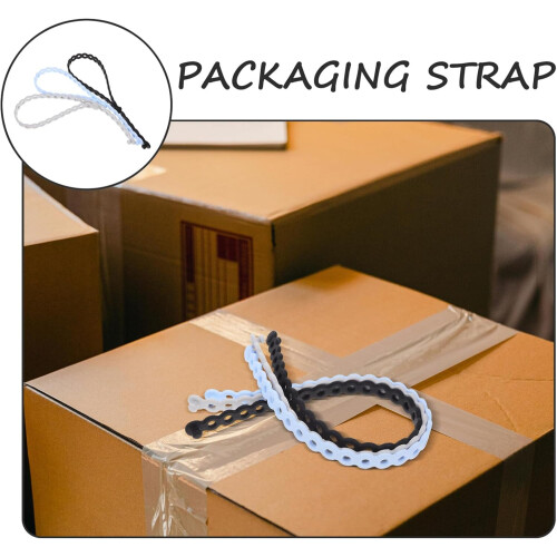 3pcs Flexible Fastening Bands for Item Packing Reusable Elastic Bands Packing Accessory
