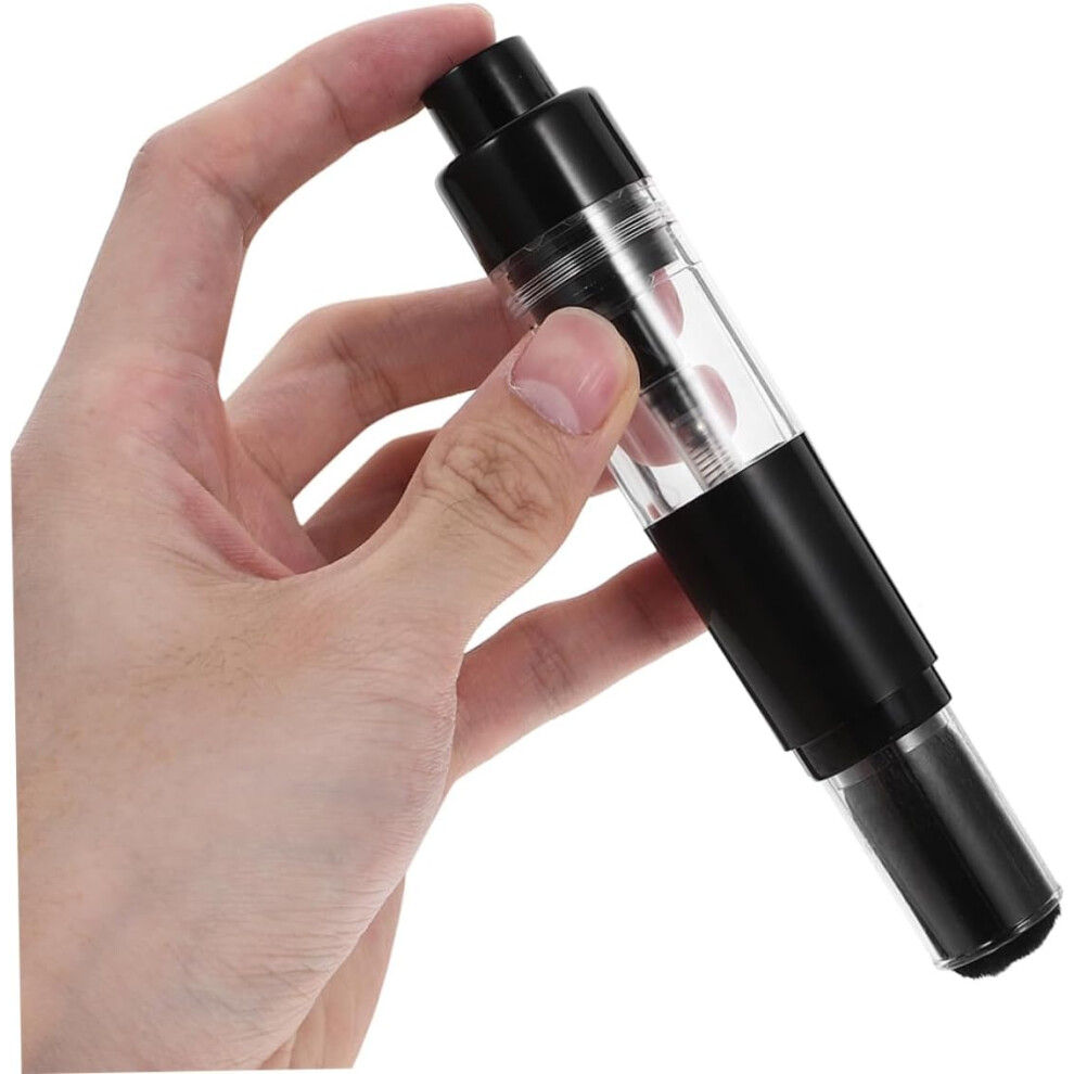 Hkhbjs 2Pcs Press-Type Makeup Brush Retractable Powder Makeup Brush Reusable Powder Spray Bottle Applicator