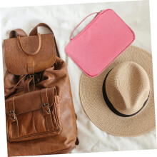 Saco de higiene pessoal pendurado Zipper Saco de viagem pequeno para bolsa de maquiagem mulheres homens para banheiro do hotel do avião