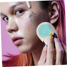 Esfregador facial de silicone manual de 2pcs para escova facial esfoliante de limpeza profunda para uso de cuidados da pele das mulheres no banheiro