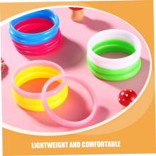24 Stück Süßigkeitenarmbänder, Kunststoffarmreifen, Schmuck für Jungen und Mädchen, Erwachsene, Gastgeschenke für Geburtstagsfeiern, Neon-Gelee