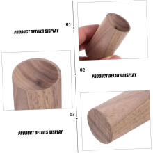 Diffusore di profumo per auto a cilindro in legno, diffusore di oli essenziali in noce nero