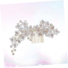 Kristallen bloem haarkam bruidshaaraccessoire voor bruiloften, haarversiering voor de bruid, feestfoto's.