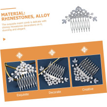 Haarkam met waterdruppelvormige zirkonia voor de bruid, bruiloft, haarversiering voor vrouwen, bruidshoofdtooi, feest
