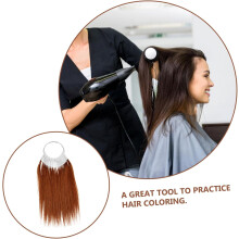 30 Haarbündel, Haartest-Tabelle, menschliche Proben für Färbeproben, Stylingtests, Salonbedarf