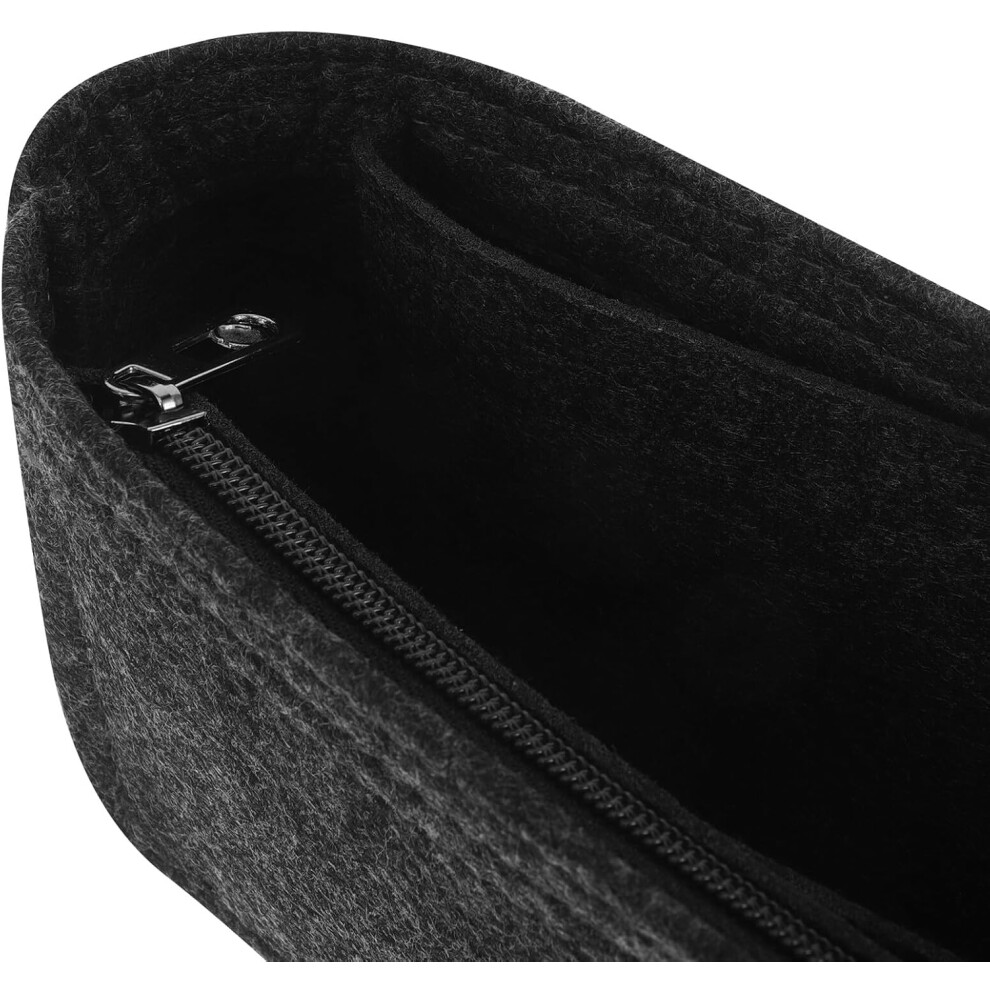 Hkhbjs Felt Makeup Organizer Pouch Large Capacity Travel Cosmetic Bag