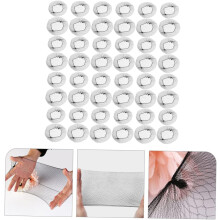 100pcs Women's Elastic Hairnets Simple Mesh Design Hair Bun Cover Ideal for Air Hostess Nurse Bank Clerk