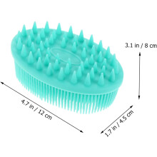 Perie de masaj pentru bebeluși, perie de baie din silicon, peri moi, stimulare delicată a scalpului, design ușor, antiderapant, potrivită