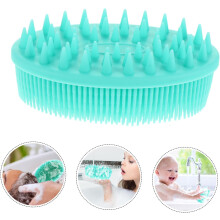 Baby Massage Brush Silicone Bath Brush Soft Bristles Gentle Scalp Stimulation Lightweight Non-slip Design Suitable