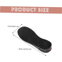 Invisível Altura Aumentar Soleiras Full Pad Anti-Deslizante Sapato Almofada Salto Elevador Inserir para Unisex Conforto Cor Aleatória