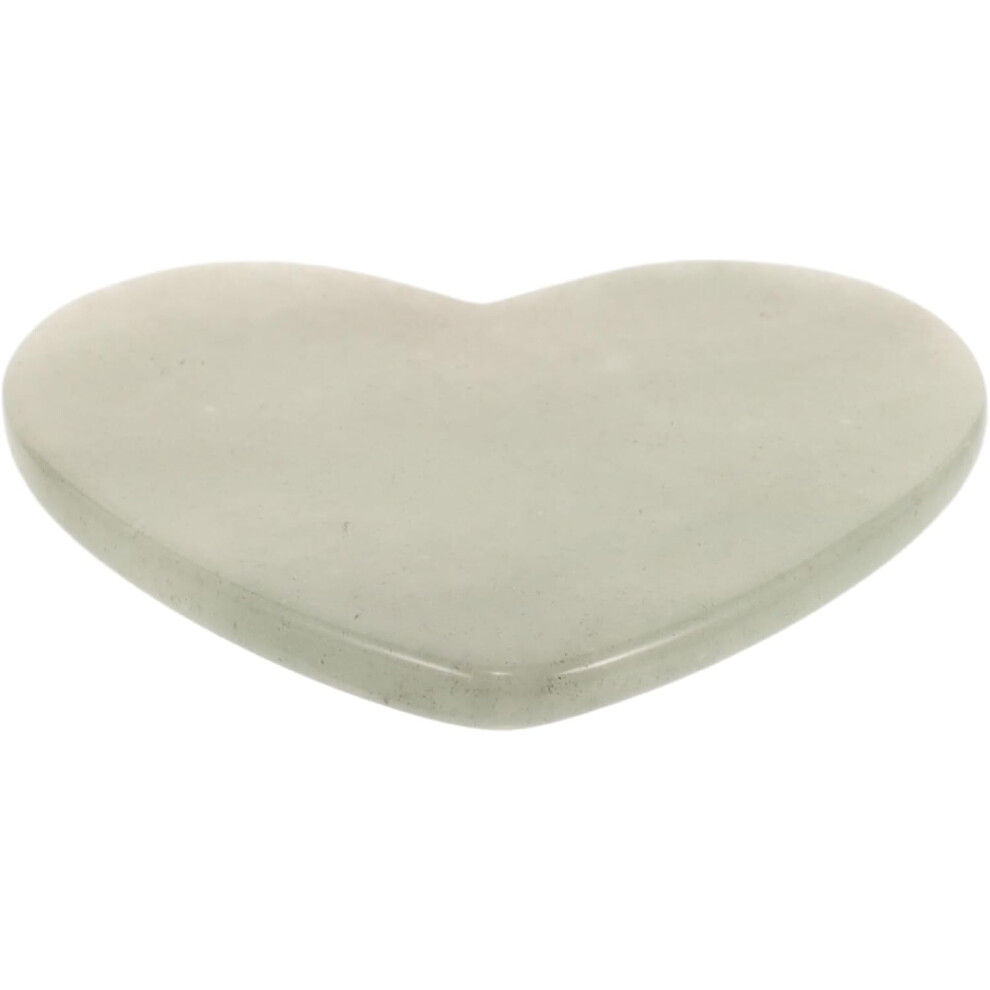 Hkhbjs Jade Gua Stone Facial Tool Heart-Shaped Natural Jade Scraping Massage Tool