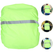 High Visibility Waterproof Backpack Rain Cover with Reflective Strip, Anti-Slip Buckle Strap