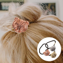 3 elastici per capelli da donna, fermacoda, accessori creativi per capelli, ideali per sport, yoga e uso quotidiano.