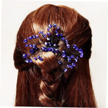 Bruidshaarkam met zirkonia, elegant bruidsaccessoire voor bruid en bruidsmeisjes, met bloemendesign voor speciale gelegenheden en feesten.