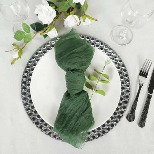 Χαρτοπετσέτες BalsaCircle Moss Green σε σχήμα τυριού, 5 τεμάχια 1