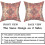 Roströda Boho Örngott 40x40cm Set med 2 3