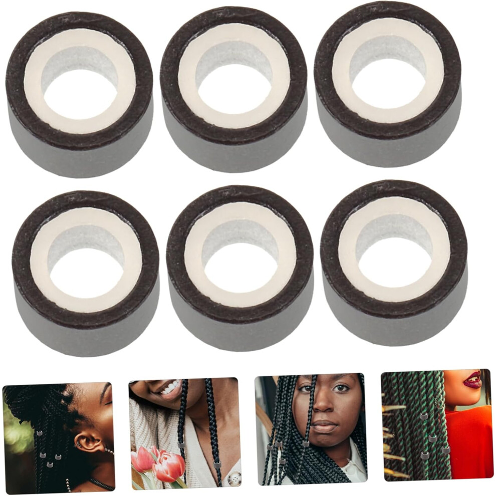 Hkhbjs Unisex 1000Pcs Silicone Beads For Hair Braids Microlink Hair Extensions Tool Delicate Braids Beads Accessory