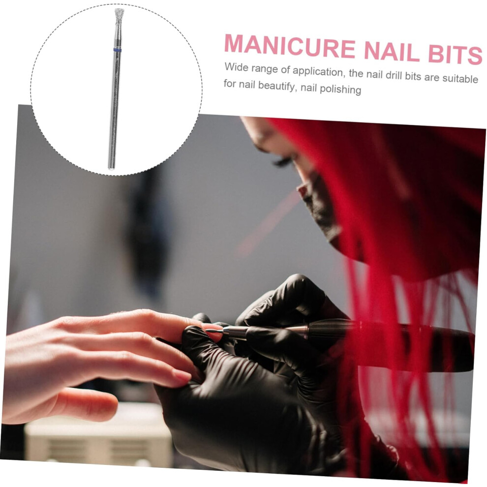 Hkhbjs Nail Bit Trimming Grinding For Cuticle Removal Stainless Steel Manicure Tool For Professional Nail Care For Manicures