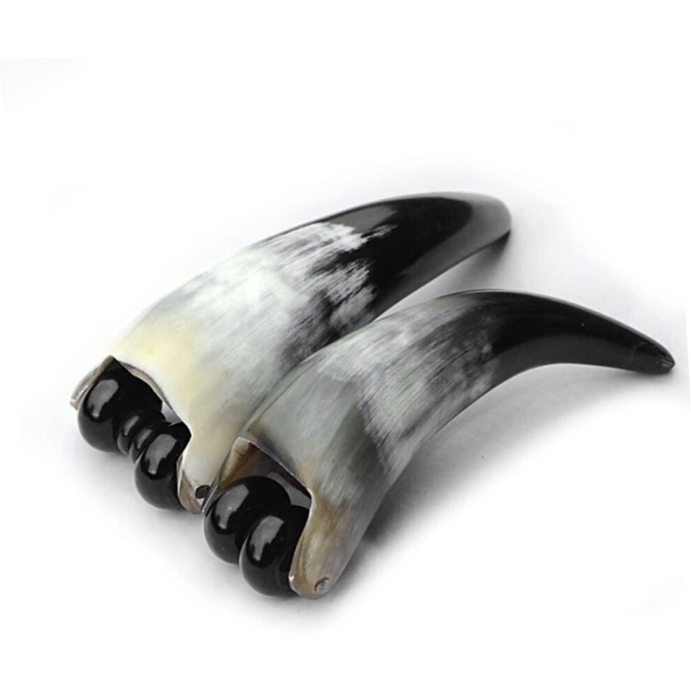 Hkhbjs Horn Massage Wheel Ox Horn Scraping Wheel For Body Relaxation Massage Tool