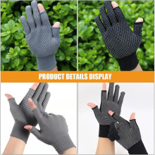 Winterhandschuhe für Damen und Herren, 2 Paar Angelhandschuhe, Gartenhandschuhe, Outdoor-Handschuhe, Arbeitshandschuhe