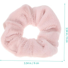 4 elastici per coda di cavallo, anelli per capelli in peluche, elastici soffici, decorazioni per ragazze, fermagli