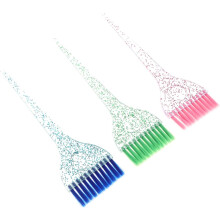 Brocha para tinte y coloración del cabello, 3 piezas, mango de cristal para una aplicación precisa y reflejos.