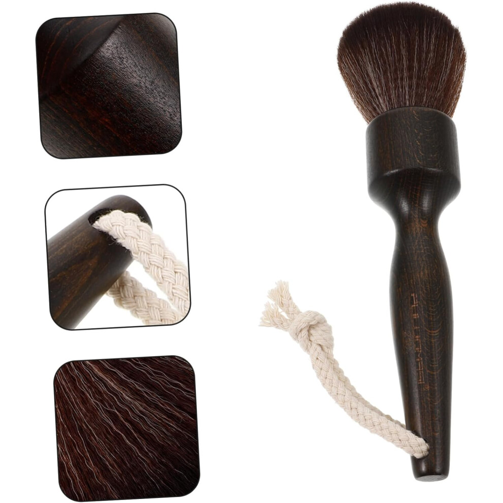 Hkhbjs Soft Bristled Hair Brush For Men Beard Grooming Neck Duster Brush Function For Barber Salon Use Portable